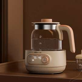 小熊TNQ-E12X1烧水壶全玻璃恒温壶婴儿冲奶调奶器家用玻璃热水壶