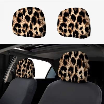 Temu Leopard Print Series Printed | Universal seat cover