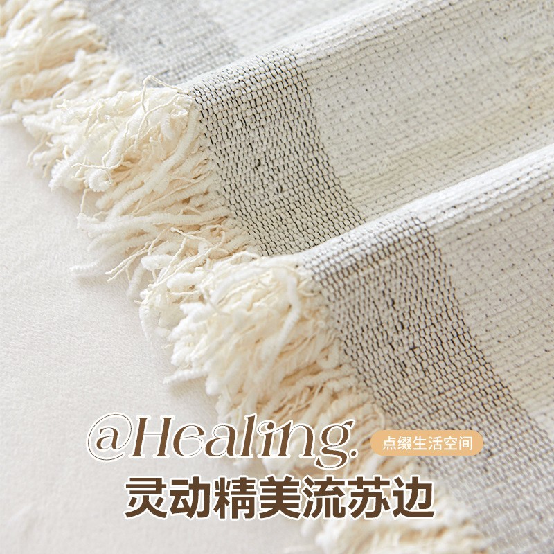 Toallas de sofá de viento de crema en sofá de Chenille cubierta completa L-shaped VIP cubierta de sofá todo incluido clásico versátil