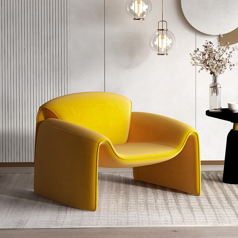 Кресло-диван Zuozuo Sofa молочная кожа
