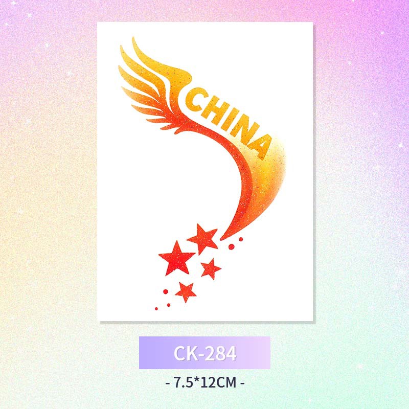 Glitter mariposa cara pegatinas tatuaje pegatinas hadas lavable impermeable de larga duración lindo unicornio ciervo Luna Estrella Planeta