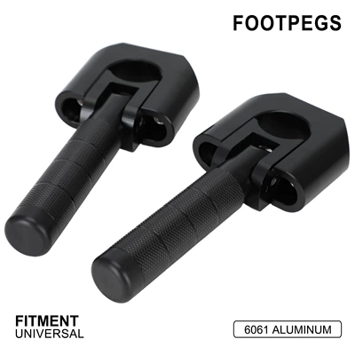 Suitable for Most Motorcycles, High-Quality Aluminum Alloy Foldable Rally Front Pedal Modification Accessories (Motorcycle General Parts)