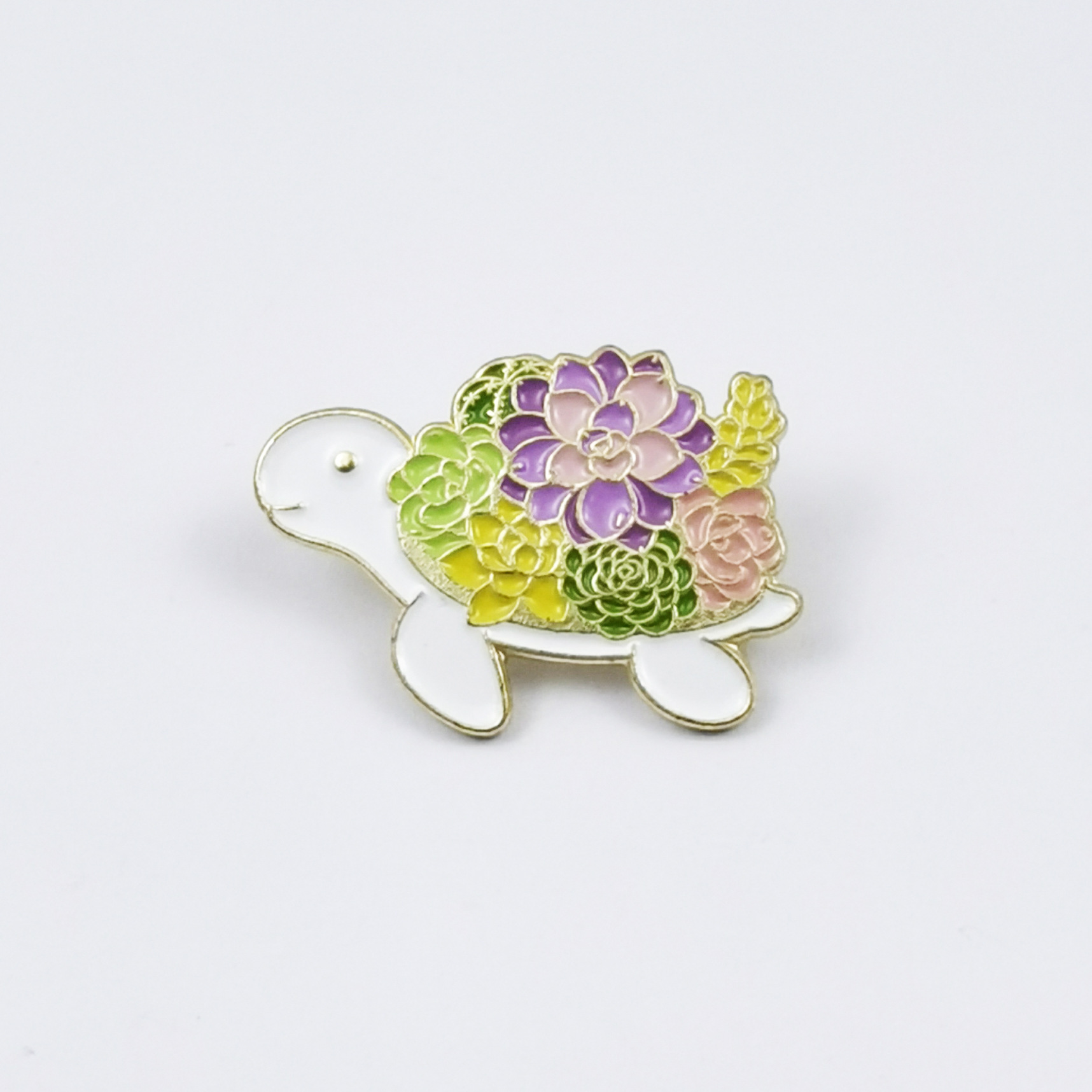 Insignia creativa de animales marinos Dibujos animados linda forma regalo joyería broche transfronterizo ins metal ropa collar