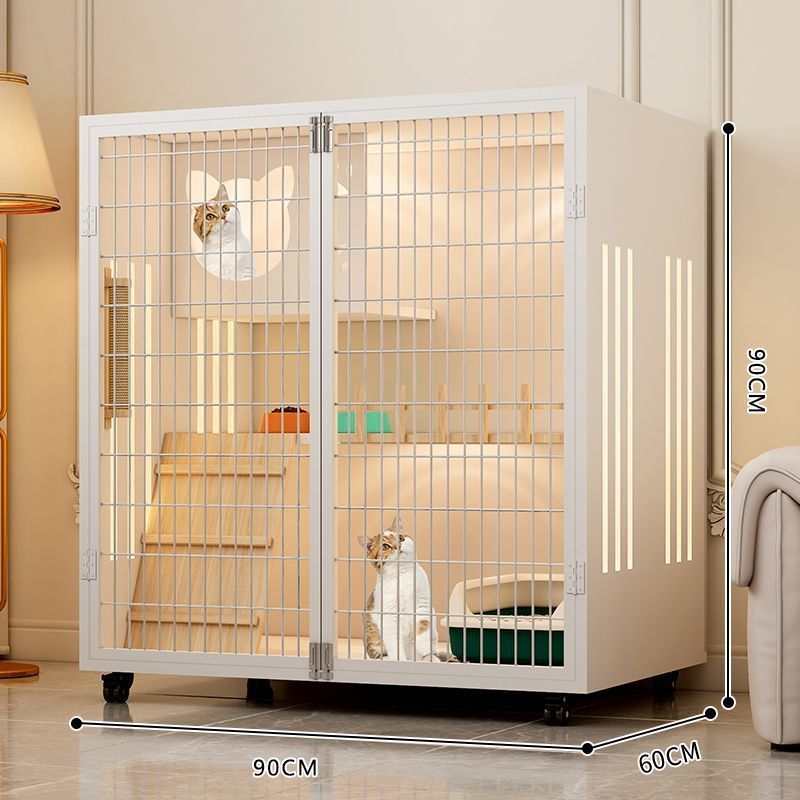 宠物别墅家用猫屋室内超大自由空间猫柜豪华猫咪房子全景笼子|undefined