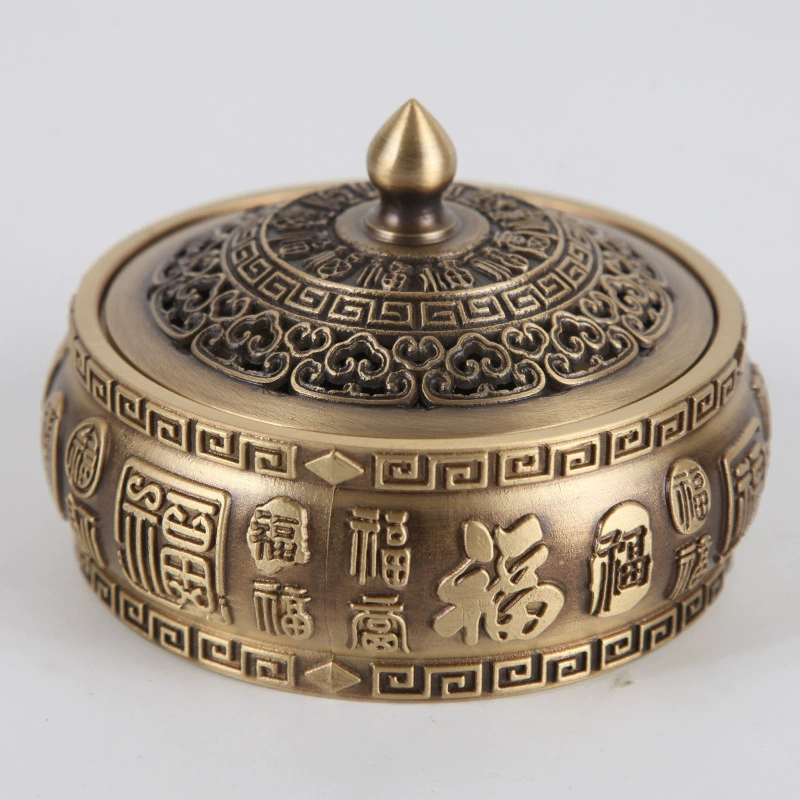Медный антикварный курильник Copper, для помещений, сандаловое благовоние