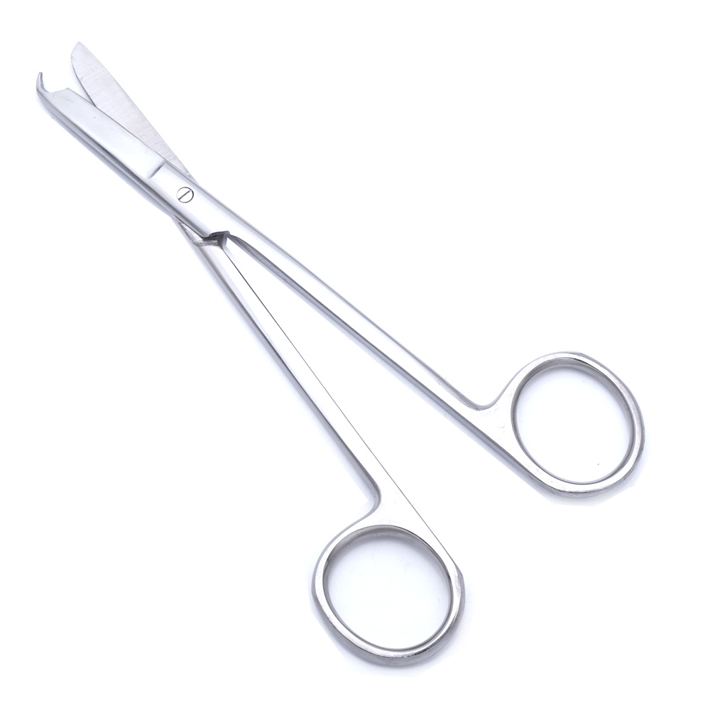 acero inoxidable cirugía médica vendaje tijeras de tejido quirúrgico ocular tijeras de capacitación experimental de estudiantes ortopédicos tijeras de yeso