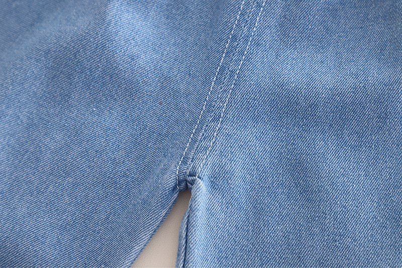 Tenue pour fille 2025, nouvelle collection printemps-automne, gilet en denim élégant en dentelle, ensemble trois pièces décontracté de style coréen pour filles_voghion.com