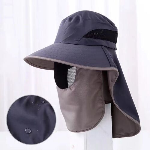 Men's Summer Fishing Sun Protection Cap Fisherman Hat Internet Celebrity Sun Protection Waterproof Face Covering Dustproof Sun Protection Cap Thickened Cap 