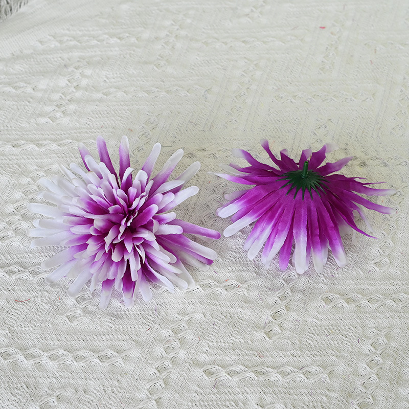 14cm crisantemo imitación aguja de pino crisantemo imitación tela de seda imitación flores DIY imitación flores