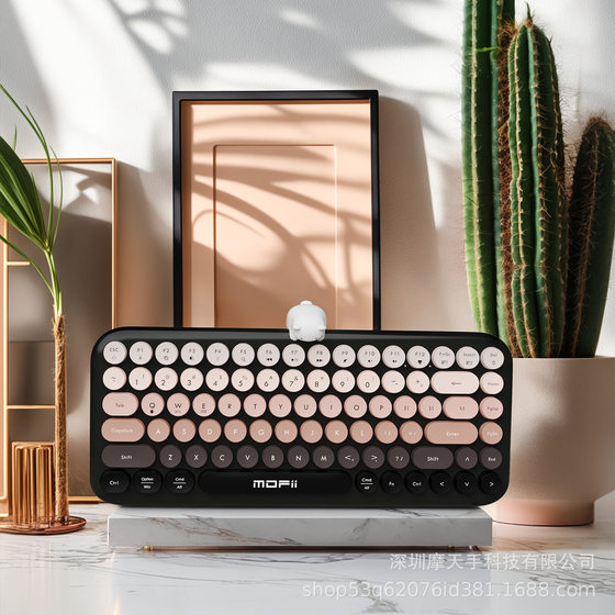 MOFII Skyscraper ANNI Dual Mode Wireless Bluetooth Keyboard Mechanical Feel External Mobile Phone Tablet Factory