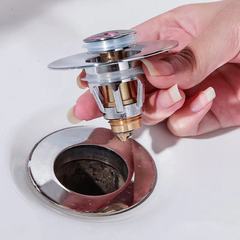 Cross-border basin sink spring plug face basin plug leak plug cover spring-type drain pipe cover US standard