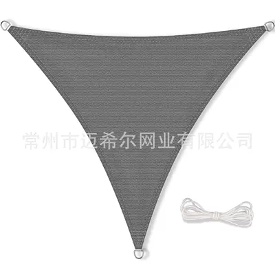 Outdoor canopy HDPE sunshade sail e-commerce supply sunscreen triangular sunshade (Avtomobil yan çətirləri) - grey-24