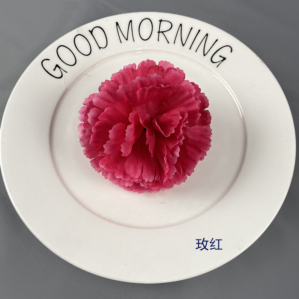 Simulación de la cabeza de la flor de clave grande ingeniería de calendula paisajismo sala de bodas del día del maestro material DIY decoración de pastel