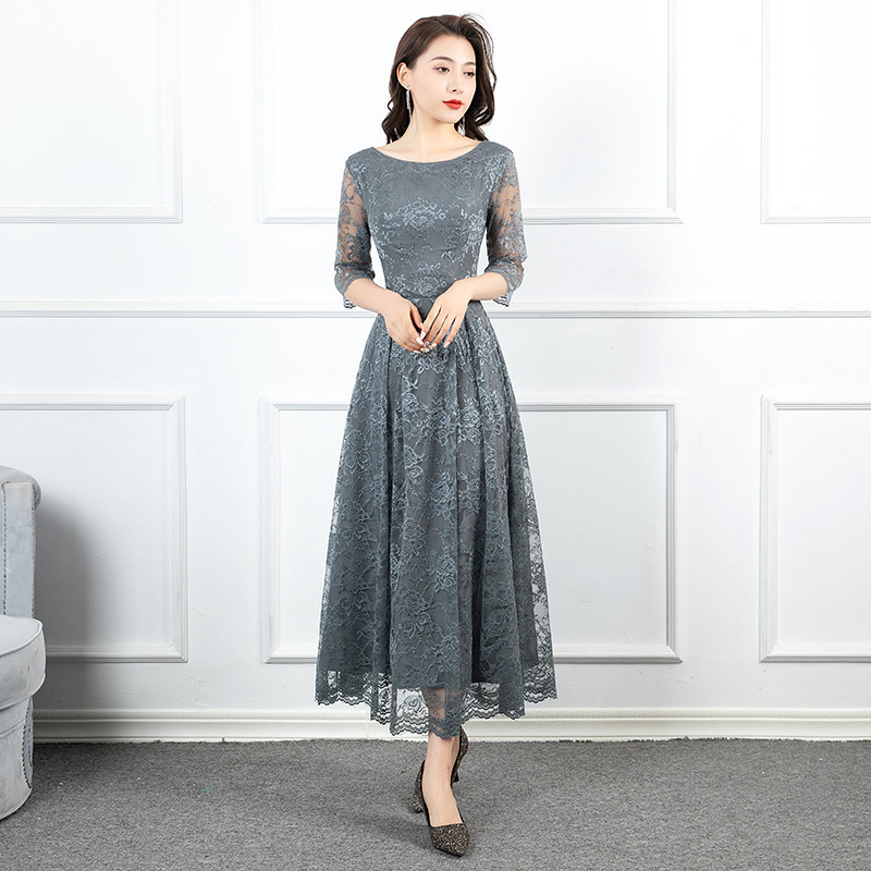 Vestido de fiesta largo y elegante para mujer, estilo nuevo 2026, para banquete, adelgazante, para fiesta de socialité, vestido de noche para anfitriona