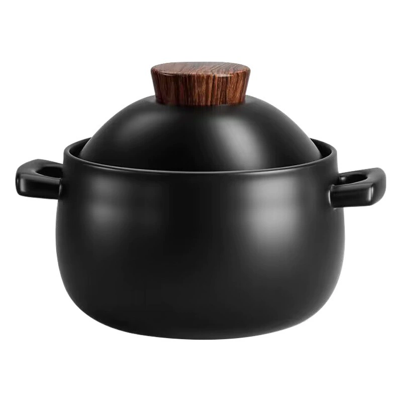 Кастрюля Таджи Горшок для тушения Бытовой газовый керамический горшок Газовая плита Специальная сухая горящая нерастрескивающая суп, устойчивый к высоким температурам Маленькая запеканка