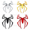 Sticker, metal three dimensional modified transport, spider, in 3d format