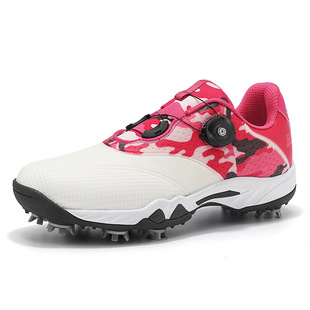 Foreign Trade Dropshipping Couple's New Swivel Buckle Detachable Anti-Slip Spikes Outdoor Wear-Resistant and Comfortable Golf Shoes