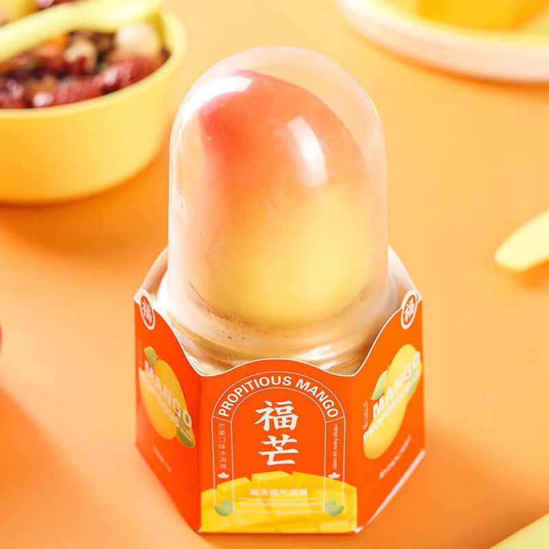 红旗芒果桃子桃気福芒柠檬雪糕桃冰淇淋出口 冰淇淋雪糕批发|undefined