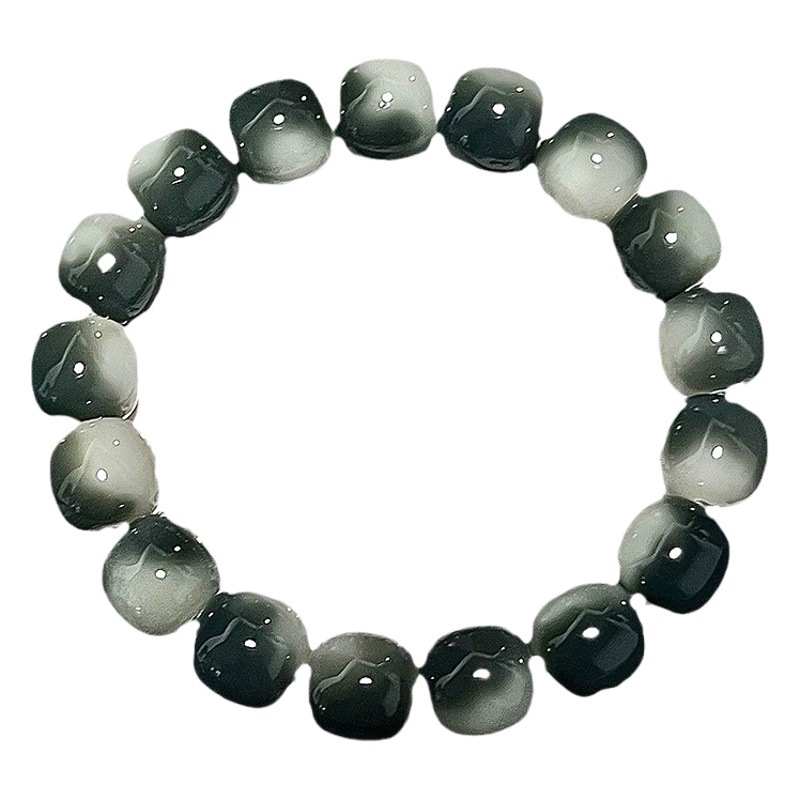 Boutique natural Bodhi root bracelet plate play men and women Bodhi seed Yuanshan Dai retro style round finger soft Buddha beads bracelet