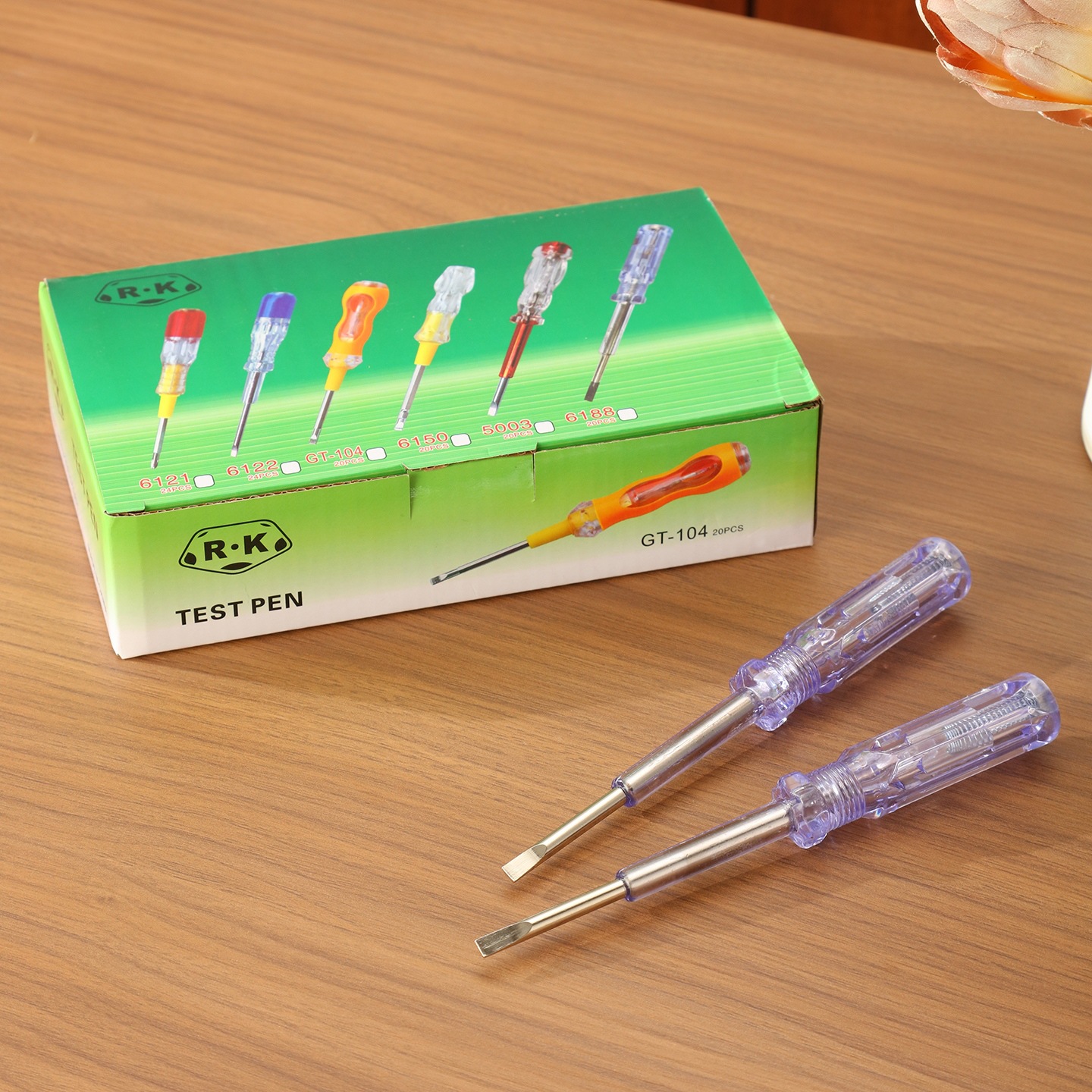 测电笔批发中号16CM长电笔钢批耐磨损一字验电笔抗摔