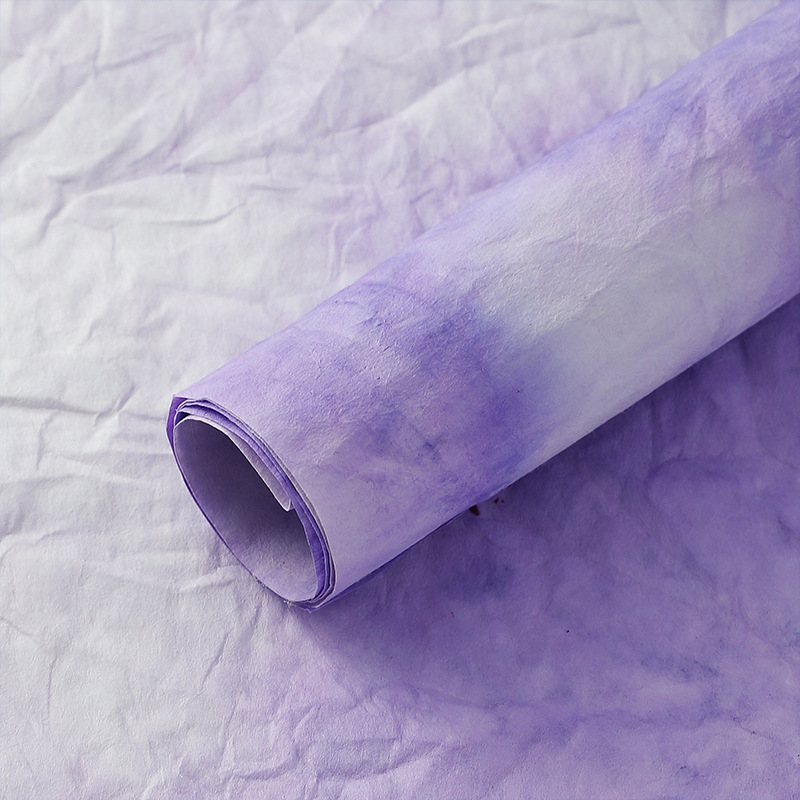 Materiales de embalaje de papel de tinta de tinta de tinta serie de embalaje de flores espesar papel de pliegue buquete de papel de patrón al por mayor