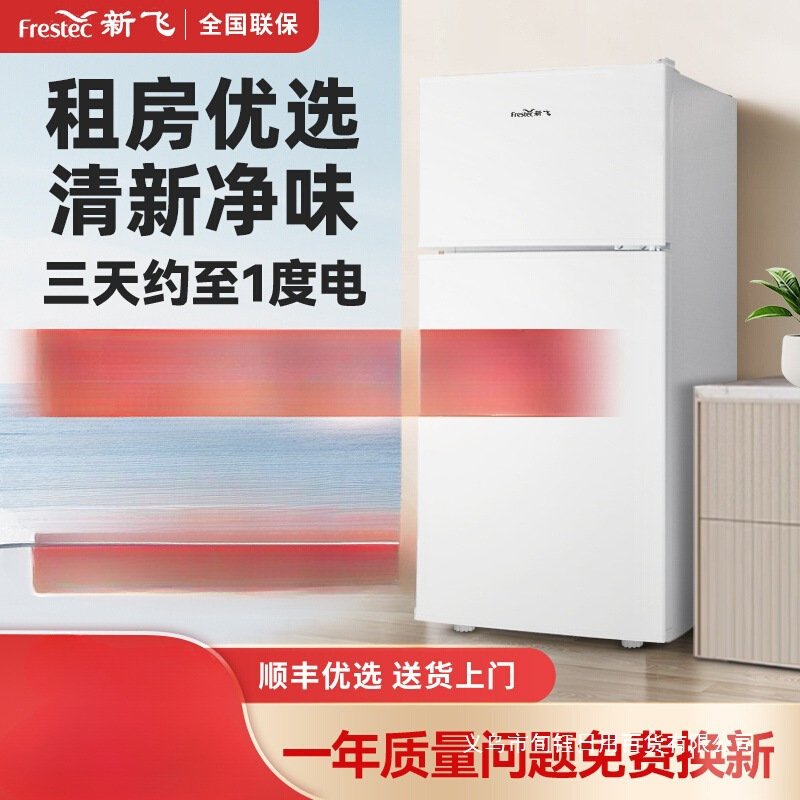 节能新飞小冰箱家用小型办公室租房宿舍节能省电迷你冰箱双门|undefined