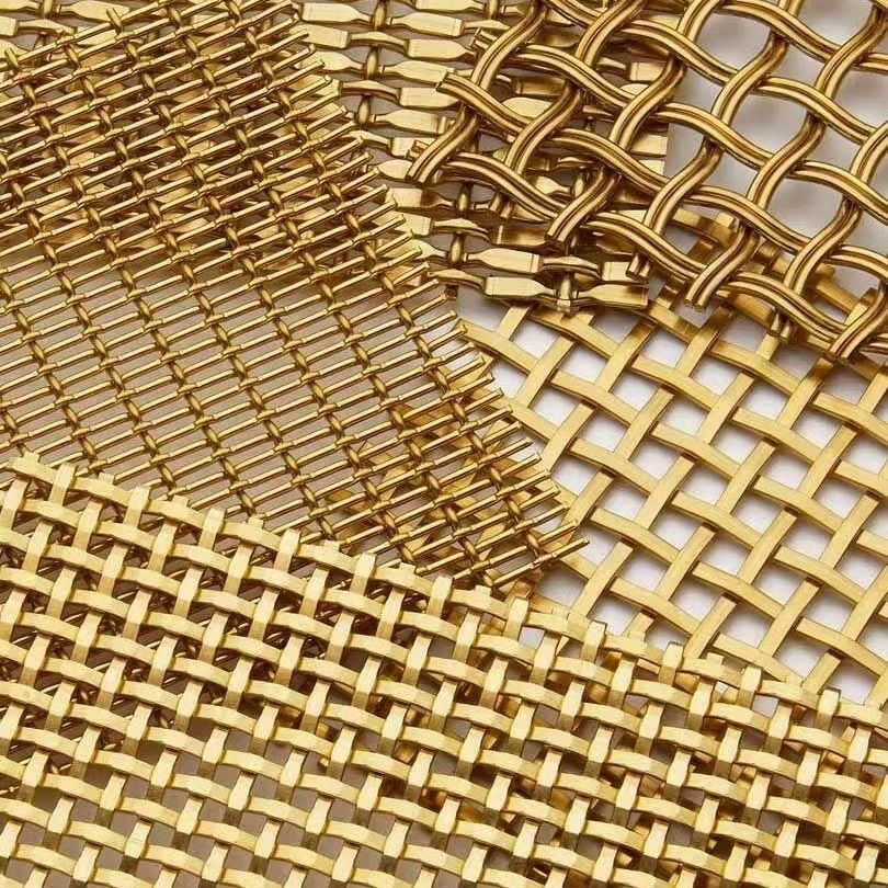 不锈钢装饰网片隔断吊顶幕墙窗帘材料酒店餐厅螺旋网格美观