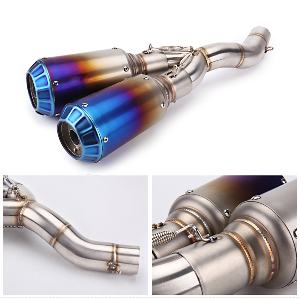 Adapted carbon fiber scorpion tube for Ducati SCRAMBLER800 self-swimming 800 middle exhaust pipe