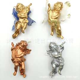圣诞节拷柒吹塑天使（4种规格）商场节庆装饰挂件