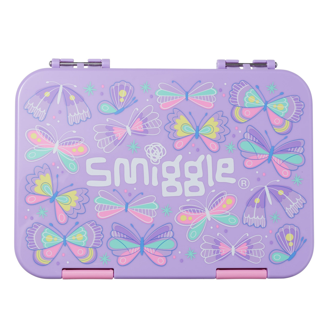 Australia smiggle mochila escolar de gran capacidad ligero niña estudiante de escuela primaria dibujos animados mariposa bolsa de comida mochila caja de lápices