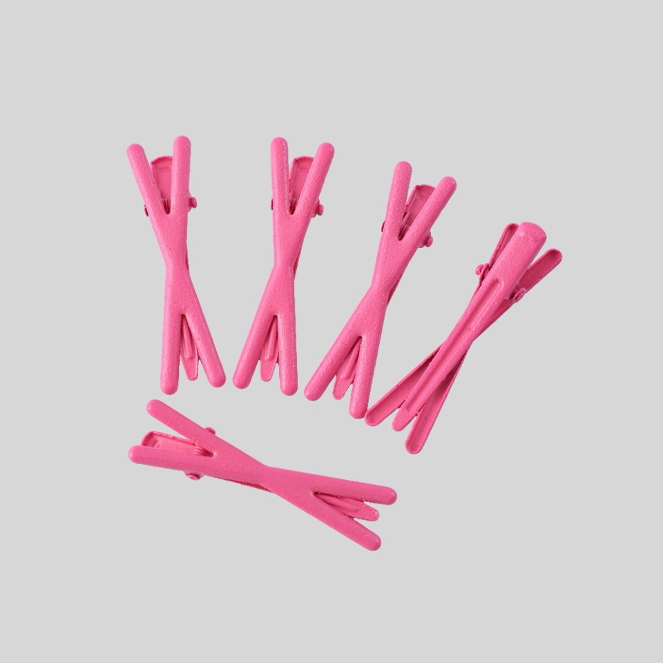로즈 레드--X 클립 4.5cm