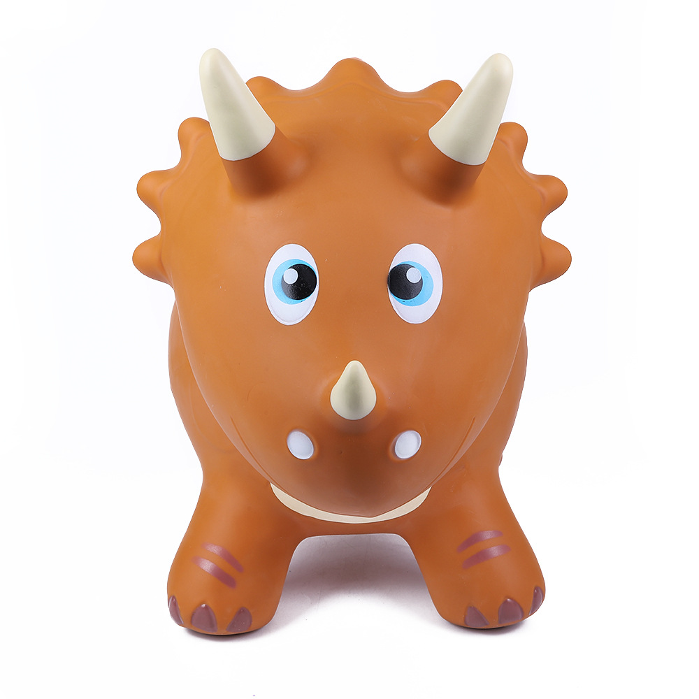 Manufacturers wholesale new vaulting horse elf one-horned horse toys pvc large children's enlarged thickened inflatable horse