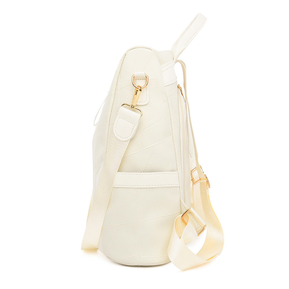 Transfronterizo al por mayor 2024 nuevo estilo salvaje simple mochila para mujer mochila de viaje de ocio antirrobo de gran capacidad