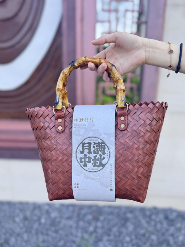 高档中秋节礼品盒送客户公司活动礼物中秋节月饼包装袋伴手礼包包|undefined