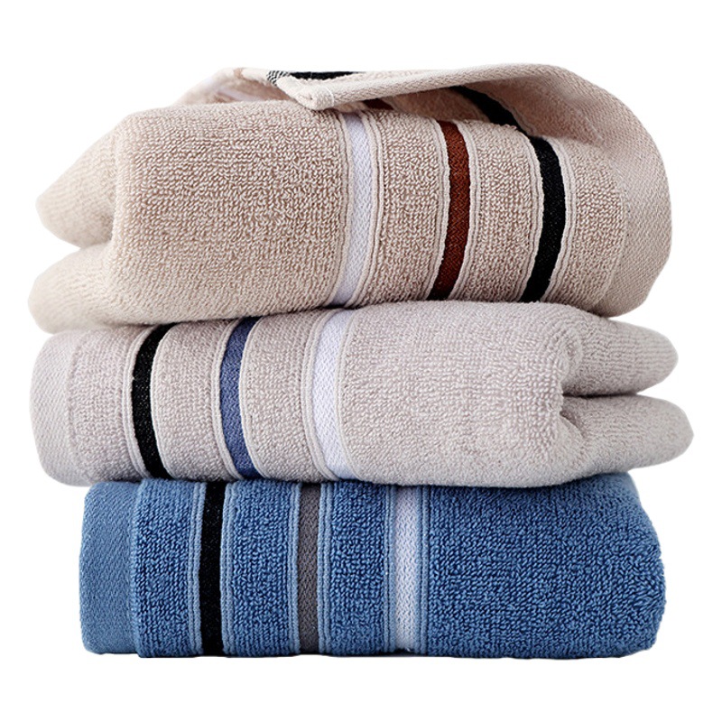 Pure Cotton Large Towel 140*70cm Pure Cotton Household Bath Towel Non-Shedding Beach Towel Hotel Bath Towel Wholesale Customization