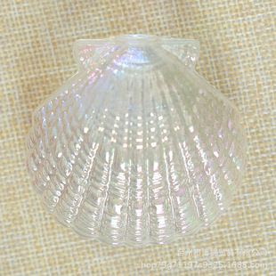 Colorful electroplated shell led lights string accessories plug-in pendant plastic holiday lights marine simulation