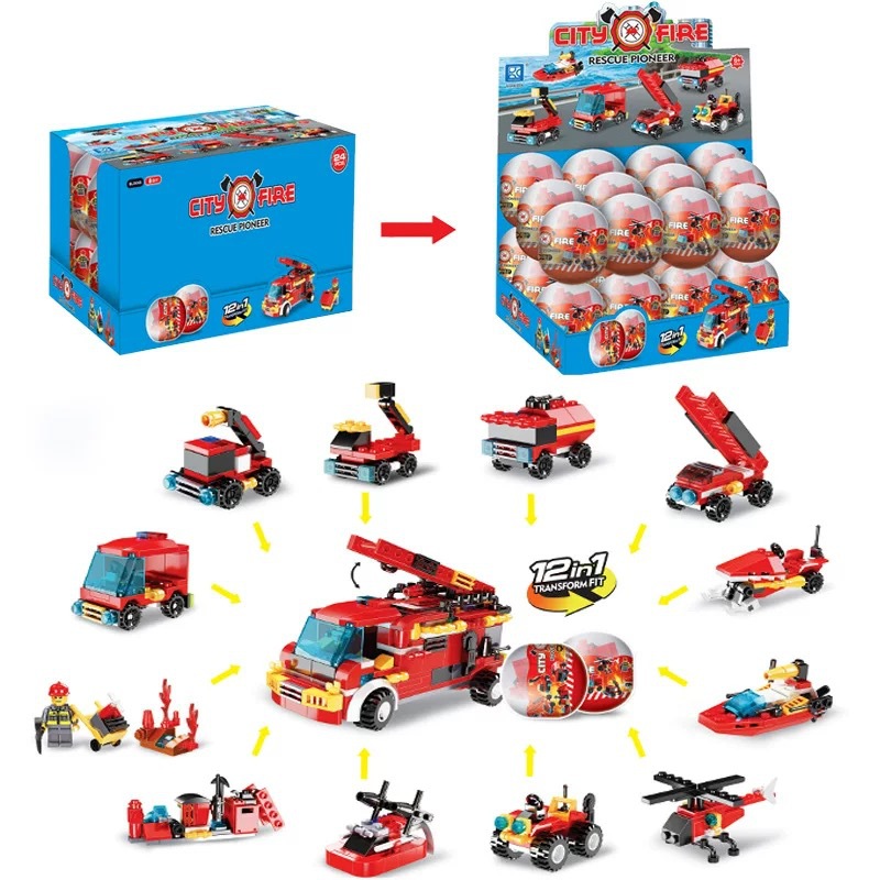 해상, 육상 및 공중 소방 개척자(상자 전체에 24개를 가져가세요)