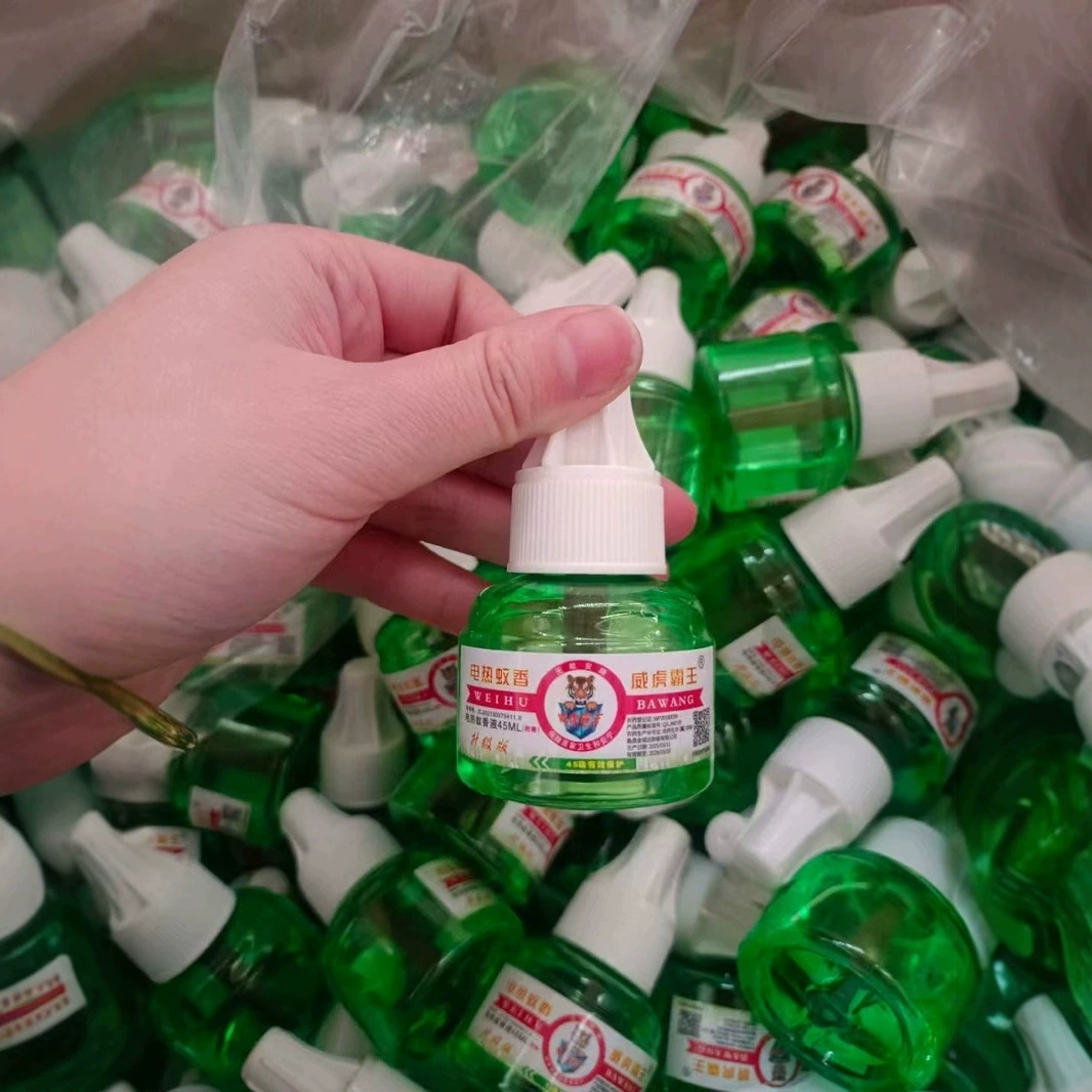 Weihu Baolong Wormwood Электрическая жидкость от комаров Производитель Оптовая продажа Бездымная легкая жидкость от комаров для домашнего использования