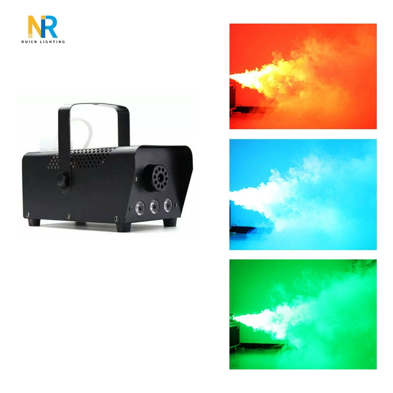 400w stage smoke machine small portable KTV wedding bar smoke sprayer dry ice secret room escape light