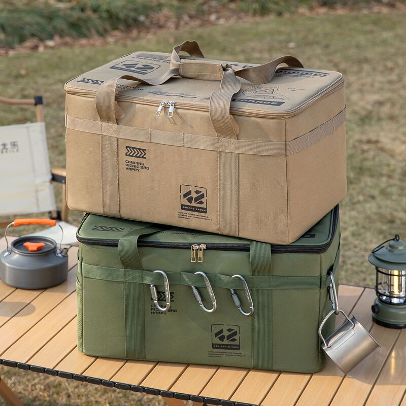 Outdoor Camping Storage Bag, Foldable Storage Box, Equipment Storage Box, Large Capacity Kitchen Utensils and Tableware, Outdoor Tactical Bag Outdoor Camping Storage Bag, Foldable Storage Box, Equipment Storage Box, Large Capacity Kitchen Utensils and Tableware, Outdoor Tactical Bag