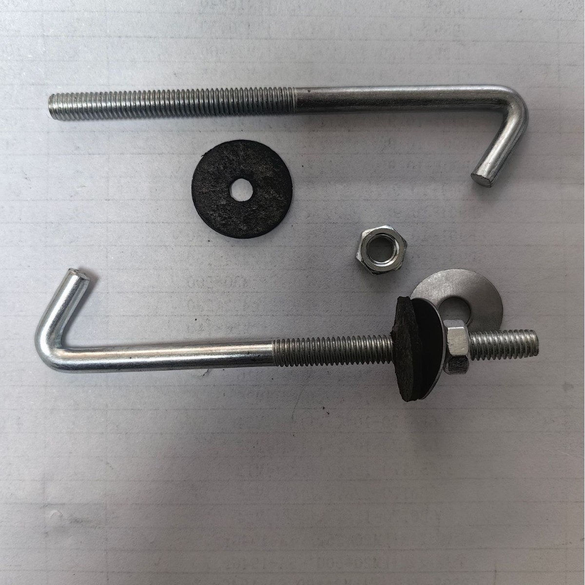 河北瓦钩丝厂家直销 瓦钩丝  M6x60-150瓦勾螺丝 表面镀锌