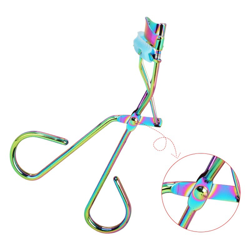 A6 doble línea rizador de pestañas negro con peine rizador de pestañas niñas ojo herramientas de belleza suministro directo de fábrica