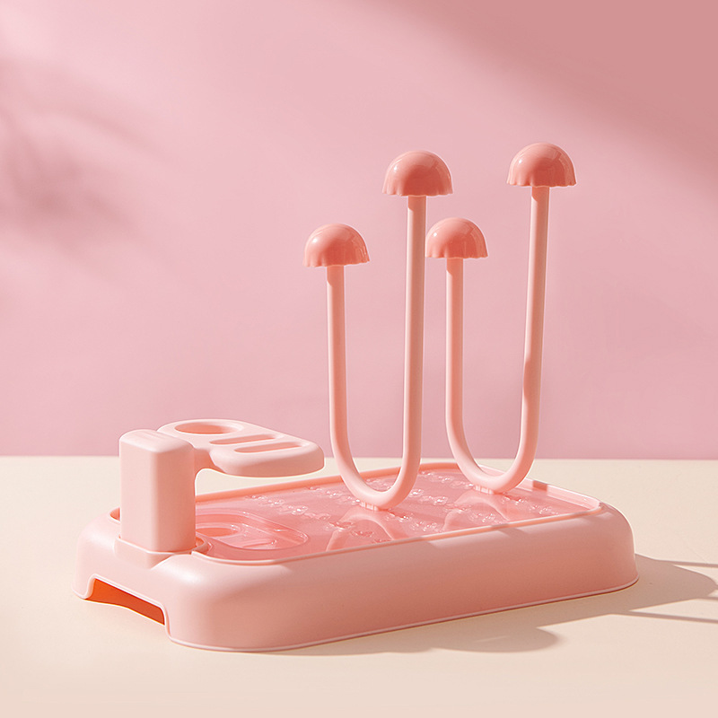 Botella de bebé drenaje rack conveniente estante de secado estante de almacenamiento colgante drenaje taza de agua bebé soporte de rack de secado