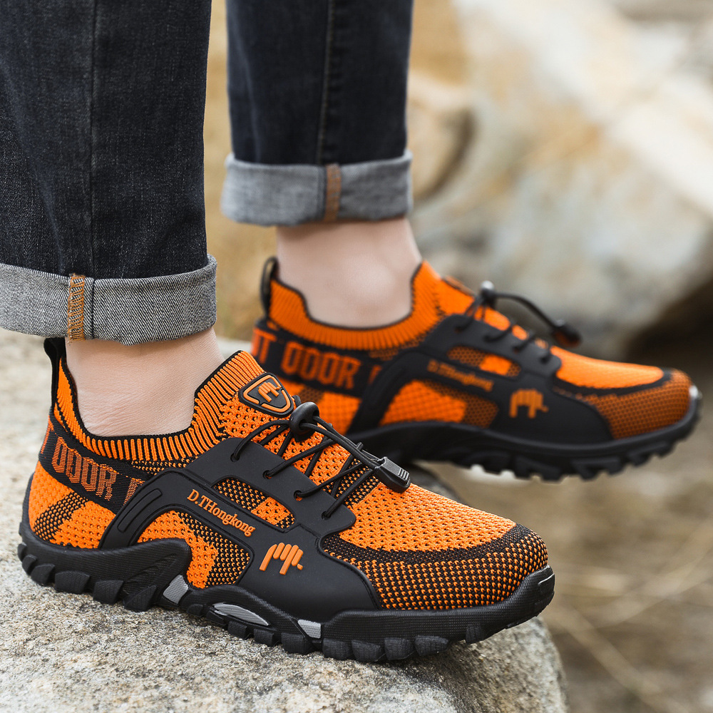 Transfronterizos de verano transpirables zapatos casuales al aire libre zapatos deportivos de hombre cómodos zapatos de montaña ligeros para hombres