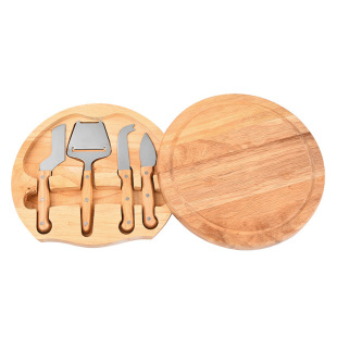 Stainless steel cheese knife suit household butter cheese knife wooden box kitchen baking tools in stock wholesale