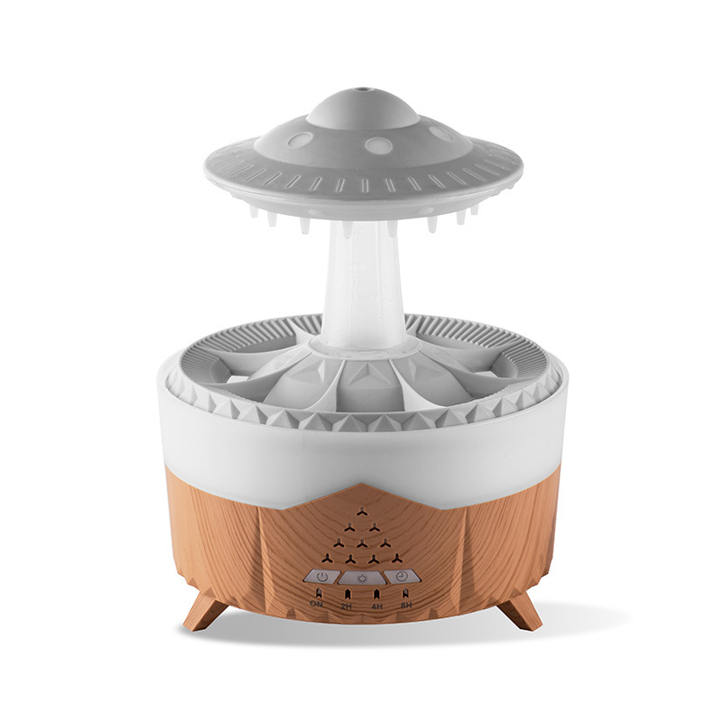 クロスボーダー新しいクラウドレインドロップ加湿器カラフルなアロマセラピーマシンレインクラウドホームレインキノコレインアロマセラピーマシン|undefined