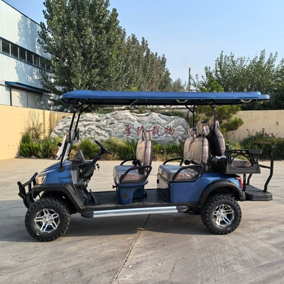 Elektrikli qolf avtomobilləri seats 6 seats golf cart