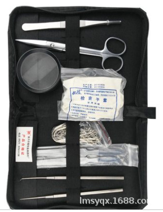 小动物解剖器械包 禽鸡兔解剖器械包 动物检疫 兽用器械