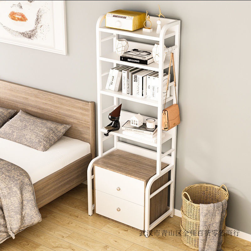 Simple and modern shelves adjust the bedside shelf on the bedside…