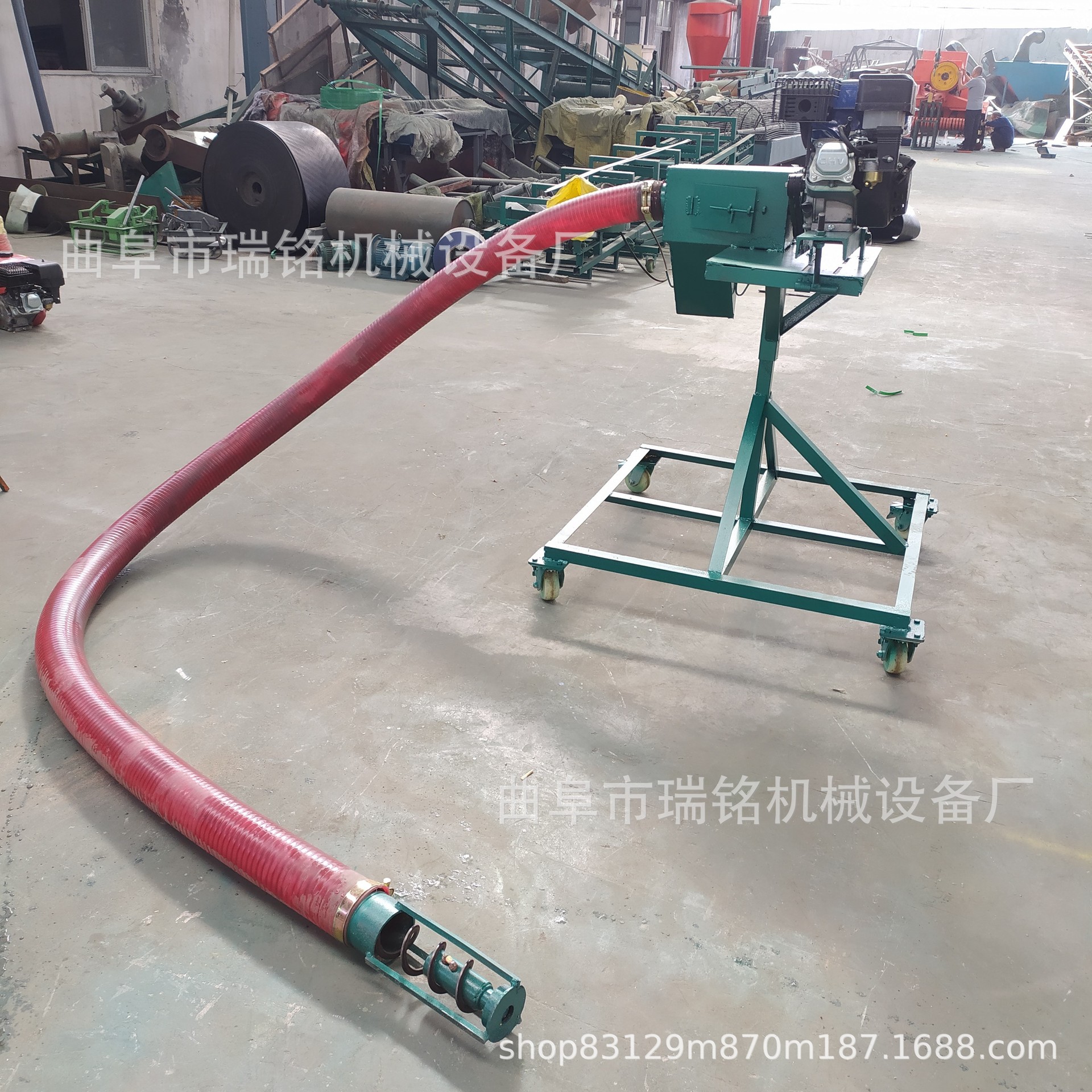 家用车载软管吸粮机TGFF双向粮食输送机 稻谷装车散料抽粮机